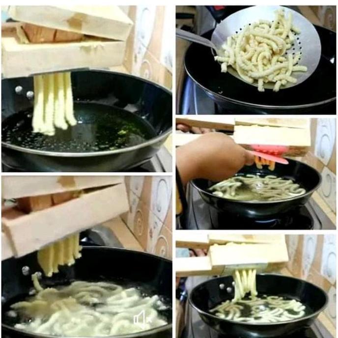 New- Cetakan Kue Ulat Sutra Cetakan Stick Kue Telur Gabus