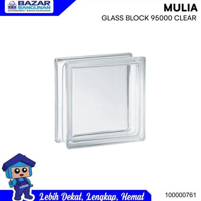 Promo Mulia - Glass Block / Gelas Blok Clear 95000 Diskon