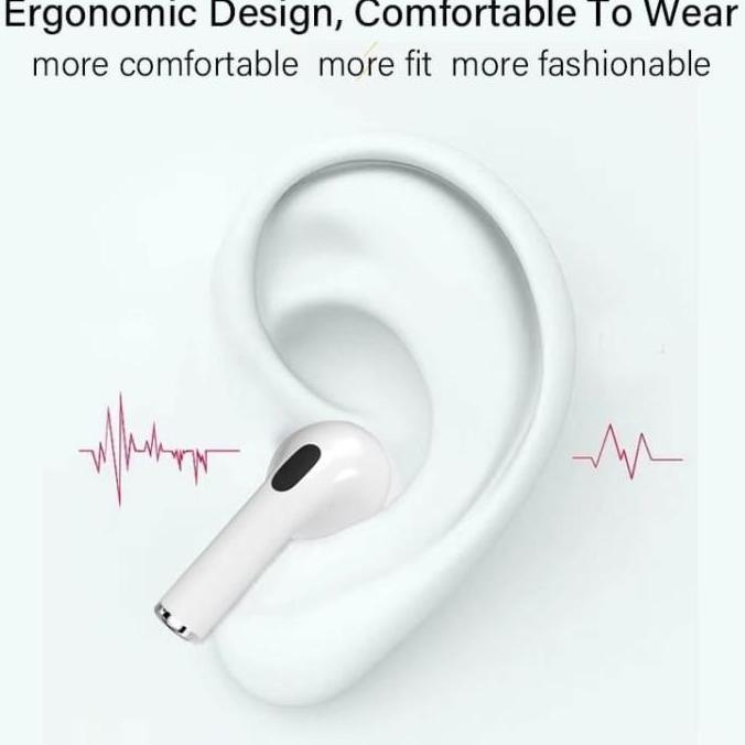 Azrilbagusshop - Tws Bluetooth Earphone Murah | Suara Jernih Desain Elegan