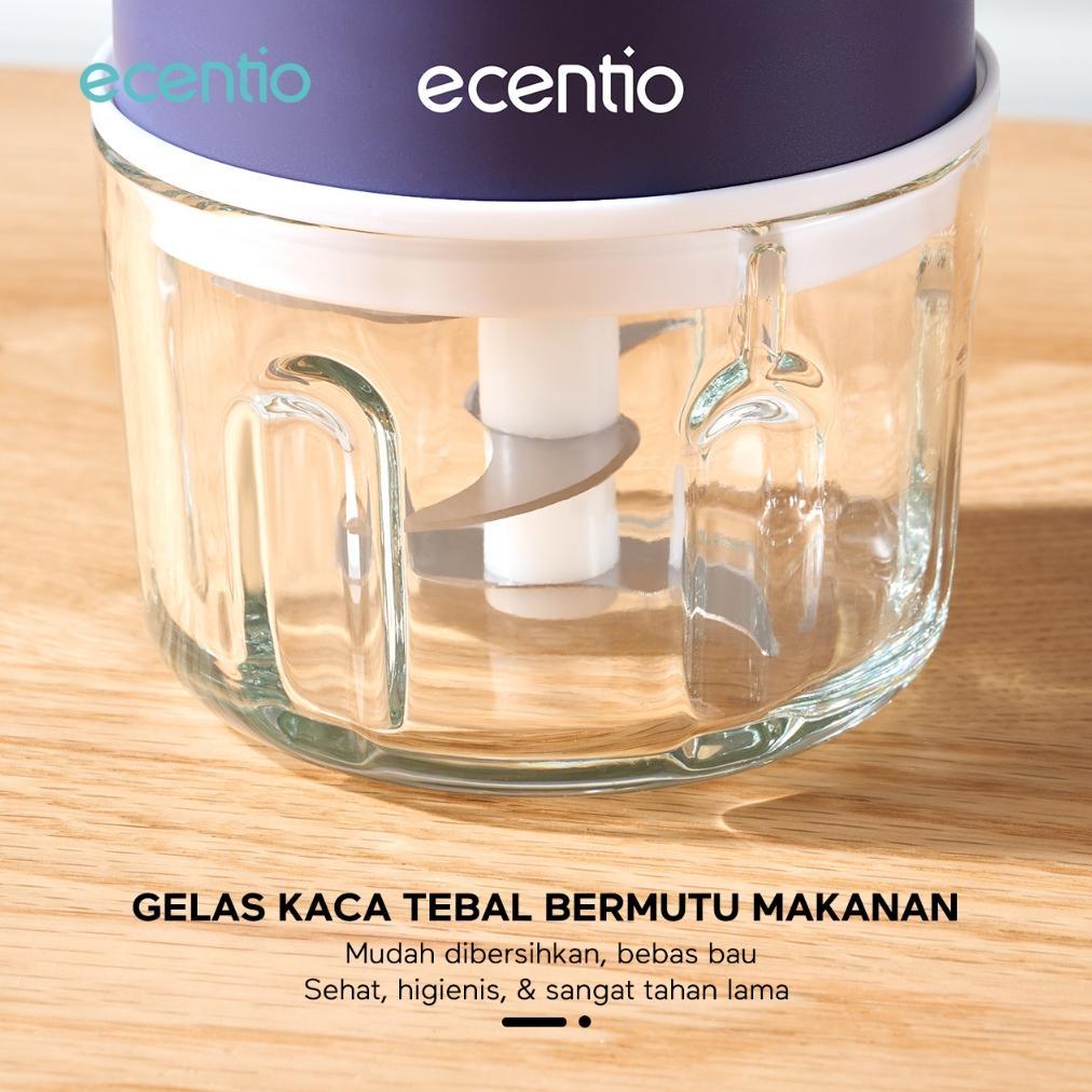 TERBARU ecentio blender 6 pisau coper daging dan bumbu 250ml peralatan dapur chopper blender mini bl