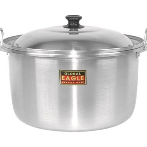 BEST SALE PANCI ALUMUNIUM + TUTUP / PANCI AIR TUTUP LUAR GLOBAL EAGLE - 16 CM / 18 CM / 20 CM / 22 C