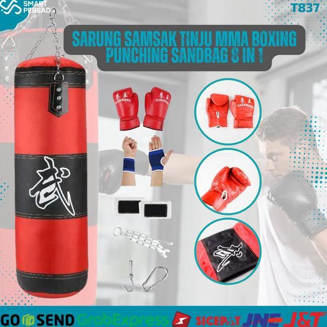 NEW Samsak Tinju Gantung Silat Dewasa Sarung Mma Boxing Bela Diri 8 In 1