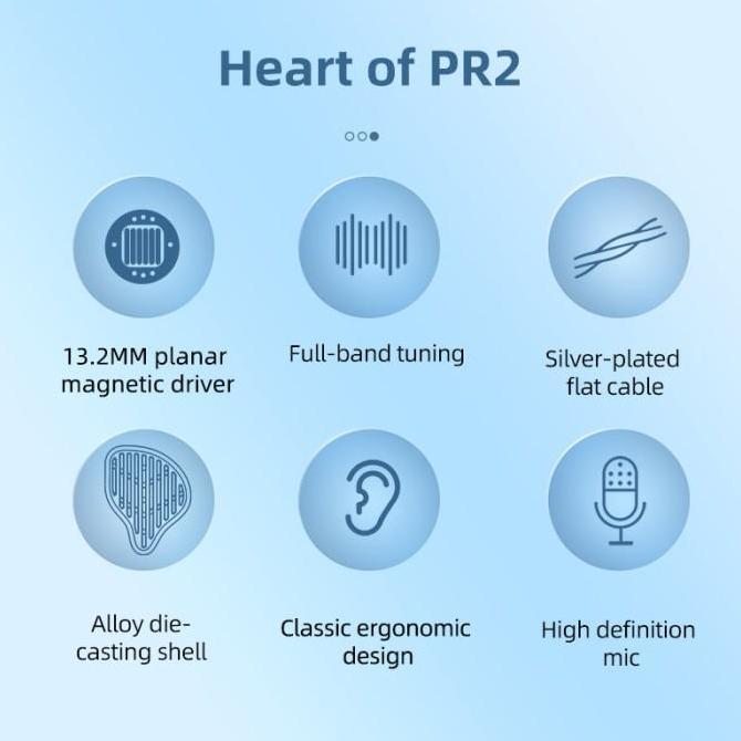 KZ x HBB PR2 Planar Magnetic Driver In Ear Metal Earphone with MIC