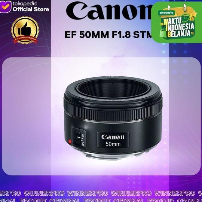 Lensa Canon Ef 50mm F1.8 IS STM - Canon 50mm STM