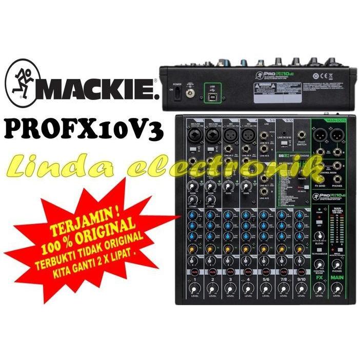 HOT SALE MIXER MACKIE PRO FX10 V3 ORIGINAL MACKIE PRO FX10V3 PROFX10V3