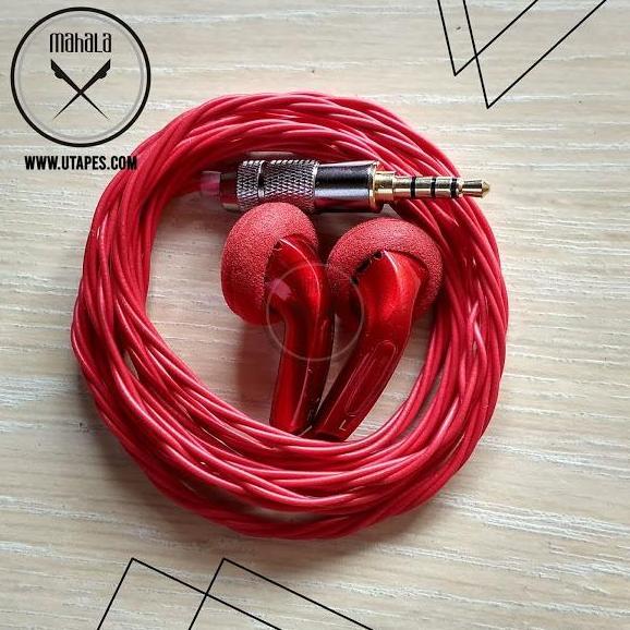 DIY Earbud MX500 Recable Mahala Crveno