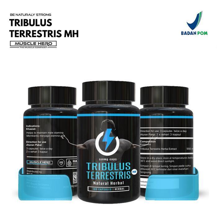 TRIBULUS TERRESTRIS MH - Muscle Hero Original BPOM Testosterone Booster