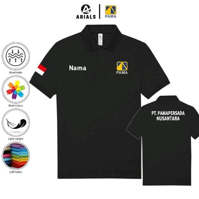 Arials Polo shirt Baju Kaos Kerah PT. PAMA PERSADA NUSANTARA