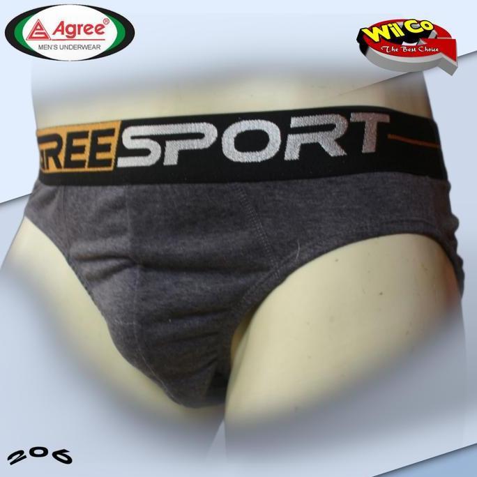 Promo K206 Agree Celana Dalam Pria Dewasa Sport, Celana Dalam Agree Size M - XL Diskon