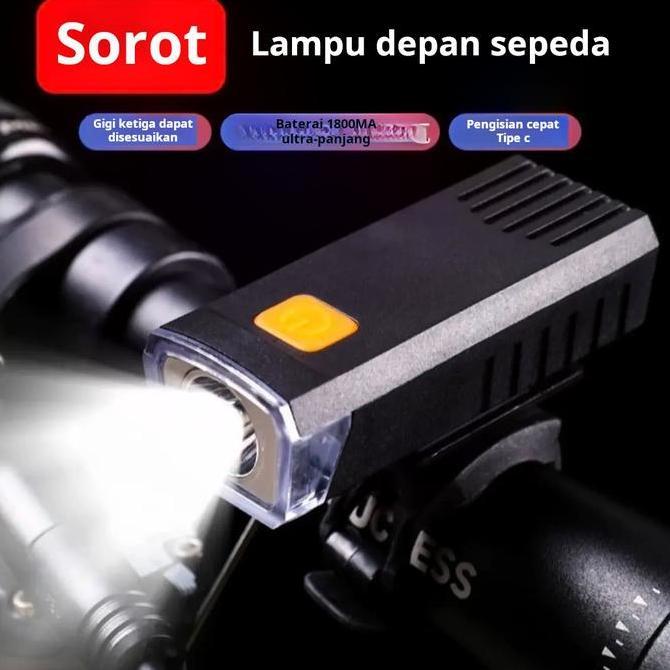 Lampu Sorot Sepeda Gunung Malam Hari Aksess Lampu Akses Sepeda Gunung