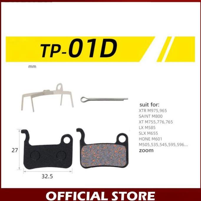 Promo Toopre TP-01D Kampas Rem Brake Pad Shimano XTR M975 Saint XT SLX Hone COD