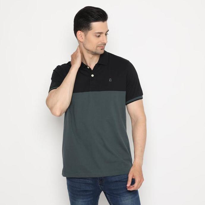 MATSUDA Kameyama Kaos Polo Shirt Pria Kerah