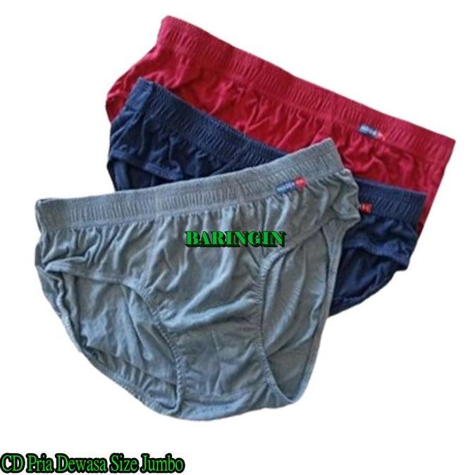 Promo CELANA DALAM YASER PRIA ISI 6 PCS -CD LAKI-LAKI DEWASA KATUN POLOS Motif Nyaman Lembut Fit Rem