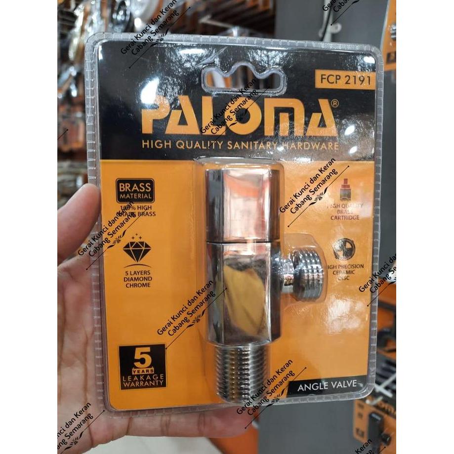 Paloma FCP 2191 FCP 2192 FCP 2193 Keran Stop Cabang Toilet WC Jet Shower Closed Chrome