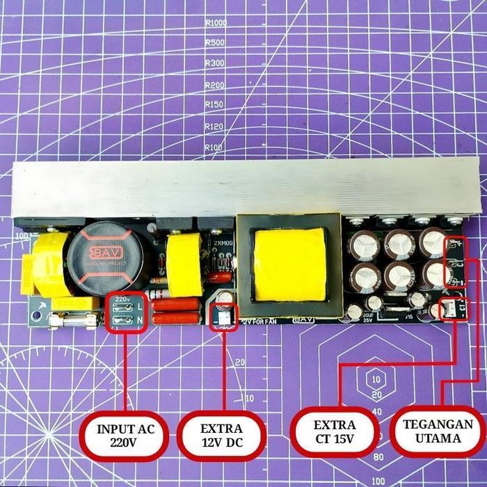 Terlaris Smps Audio 10A & 15A ( Ct ), Trafo Smps Untuk Audio , Murni 10 Ampere 15 . 20A Ct 20 Full A