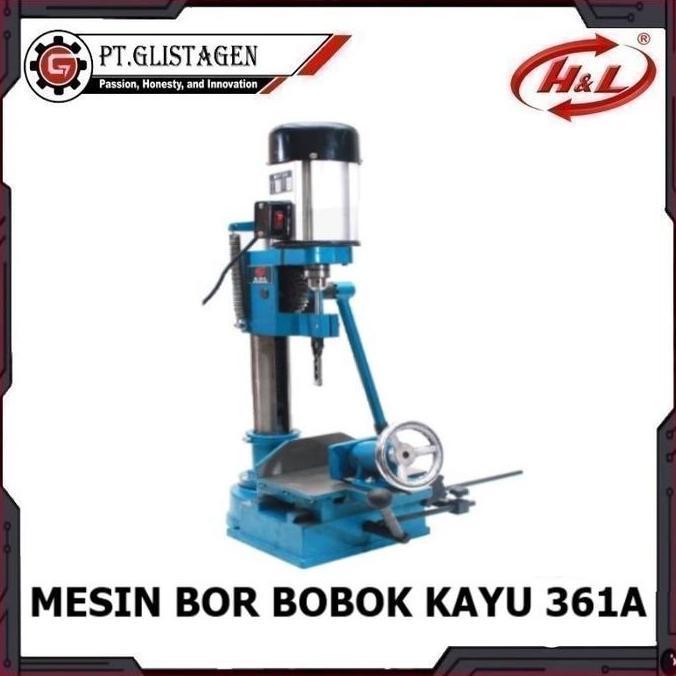 Mesin Bor Bobok Kayu Chisel Bor Duduk Tatah Mortizer Machine HL 361 A