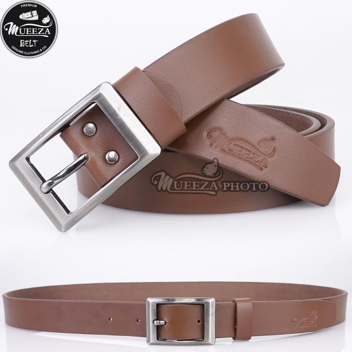 Mueeza Belt Ikat Pinggang Kulit Pria Dan Wanita Sabuk Kulit 3cm H01