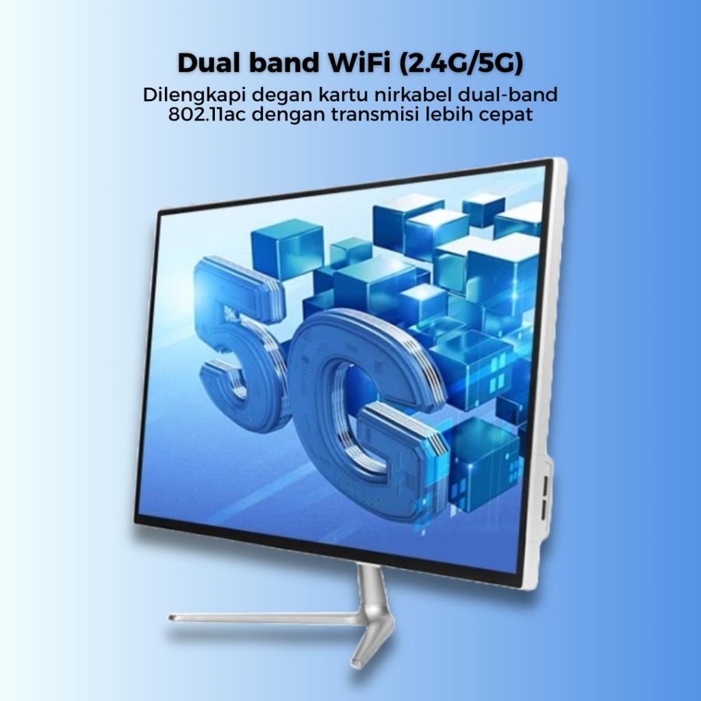 Efound Pc All-In-One Intel Core I7-7700 Super Tipis, Full Hd 27 Inch Z2, 16Gb Ram, 1Tb Ssd Terbaru U