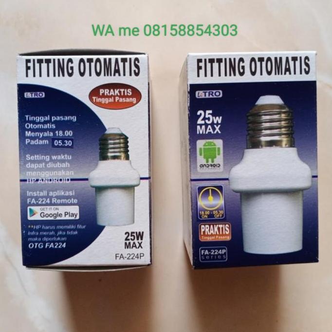 Fitting Lampu dengan Timer Otomatis NEW...