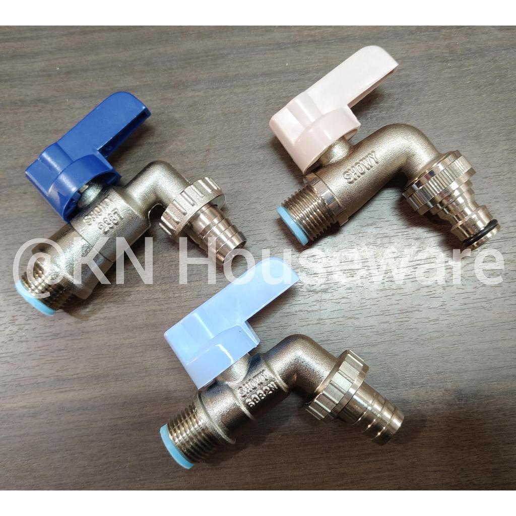 Kran SHOWY ukuran 1/2 inch / Keran Air Merk SHOWY Warna Biru Muda (6082N) , Pink (2988) , dan Biru T