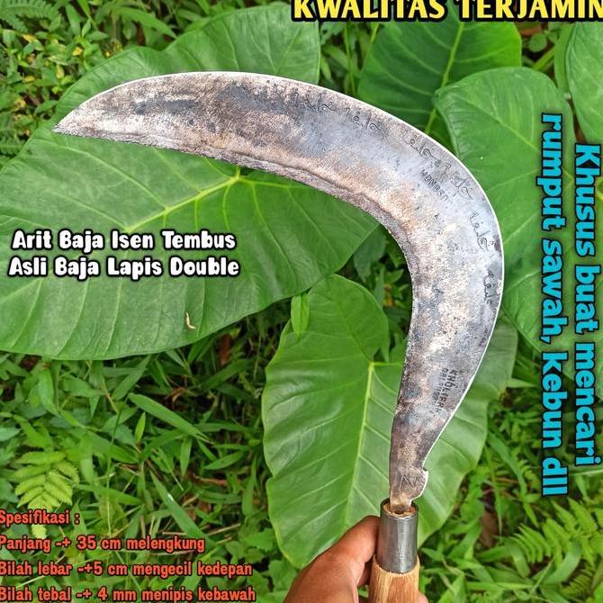 Arit rumput baja isen tembus kualitas terjamin