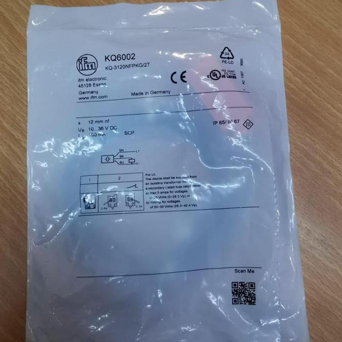 Diskon IFM capasitive sensor KQ6002,KQ-3120NFPKG/2T darren33 Juara