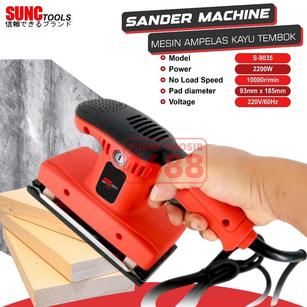 Mesin Amplas Kayu Elektrik Sander Amplas Tembok Amplas Listrik Electric Sander