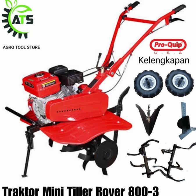 Traktor Mini Tiller Proquip Rover 800 Tiger GT800 Bajak Sawah Ladang