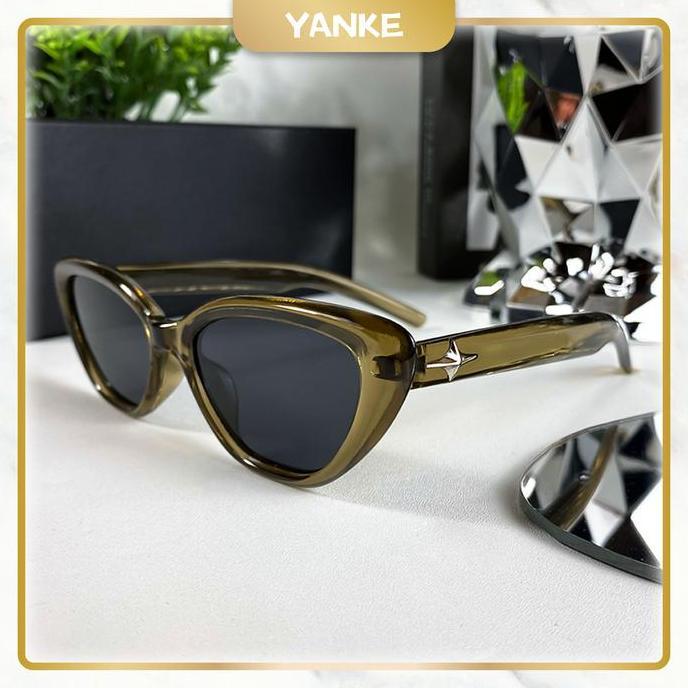 [Paket Kotak & Lap] Kacamata Hitam Uv400 Kacamata/Pria Sunglasses Korean Ins Fashion eyewear 2301 le