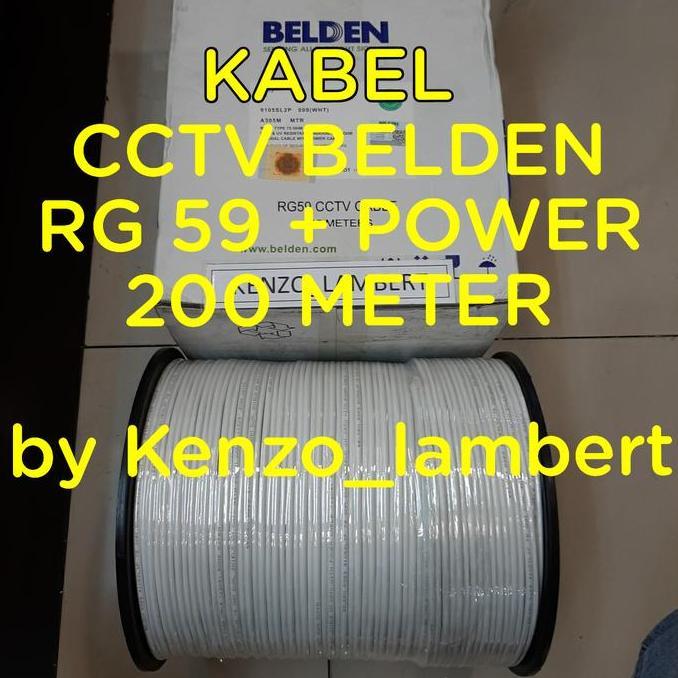 Kabel CCTV RG59 BELDEN 200meter / belden cctv / rg 59