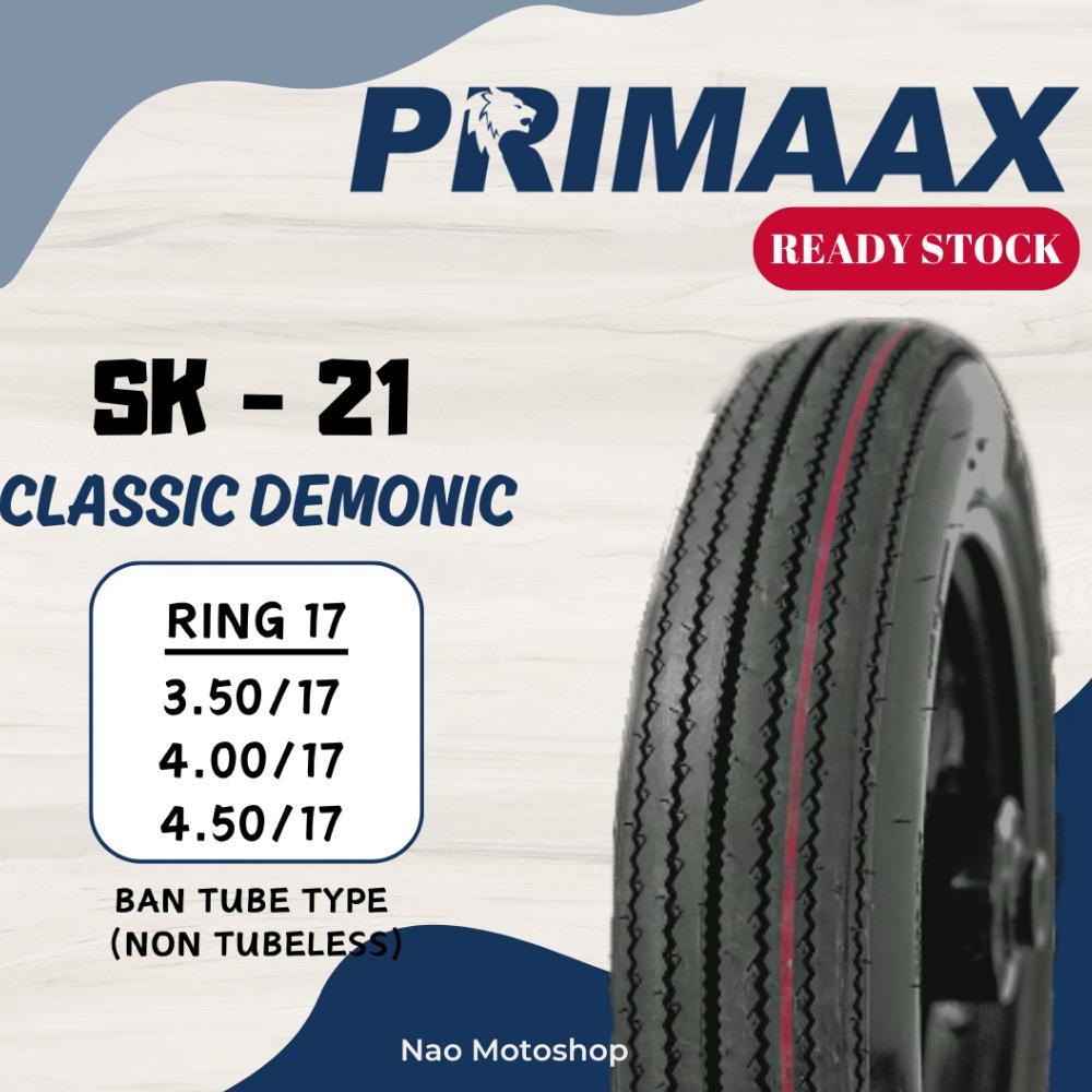 Ban Primaax SK-21 Classic Demonic Ring 17 Tube Type (Non Tubeless) | Ban Caferacer Japstyle