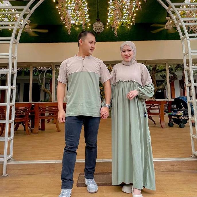 Gamis Couple Keluarga/Kaos Couple Keluarga/Baju Couple Family/Set Couple Family Sarimbit
