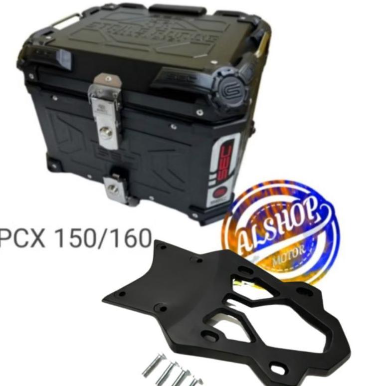 PAKETAN BOX SEC DAN BREKET BOX HONDA PCX 150 PCX 160 NEW