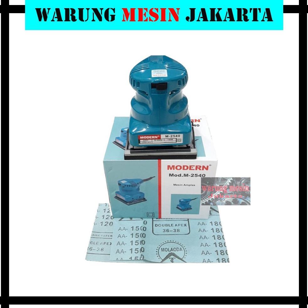 Mesin amplas orbital sander M-2540 Modern - mesin amplas modern M2540 - amplas kotak - amplas murah