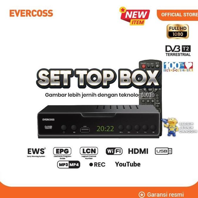 Evercoss Set Top Box Stb Mega Box
