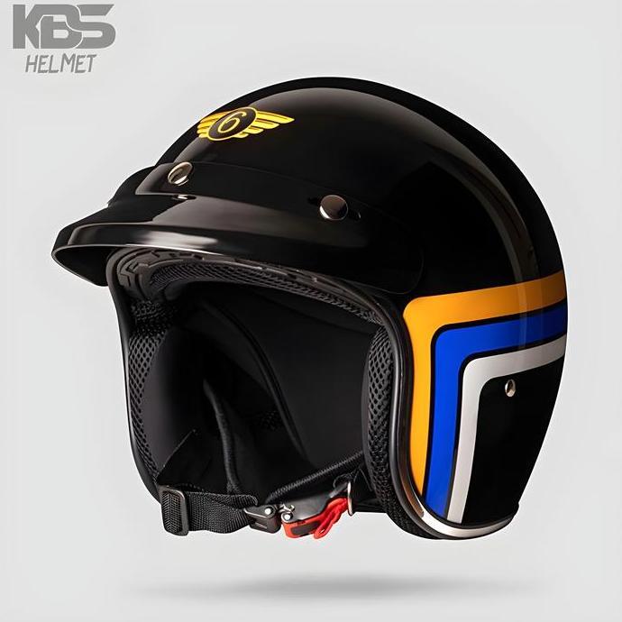 Promo Helm Bogo Premium Helm Kbs Retro Csvl 666 / Helmbogo Untuk Pria Dan Wanita Dewasa Sni