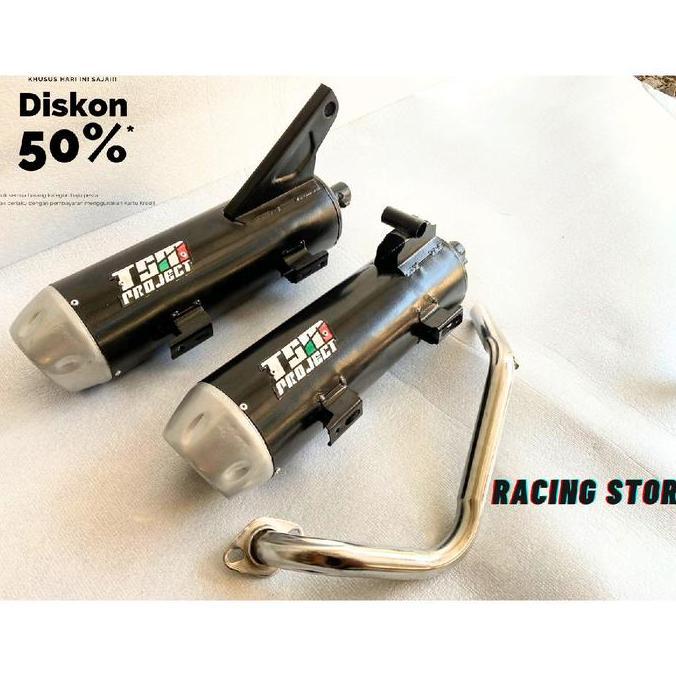 Discount Knalpot Standar Racing Tzm Projek, Copy Cms + End Muffler Type Beat Street, Beat Karbu, Bea