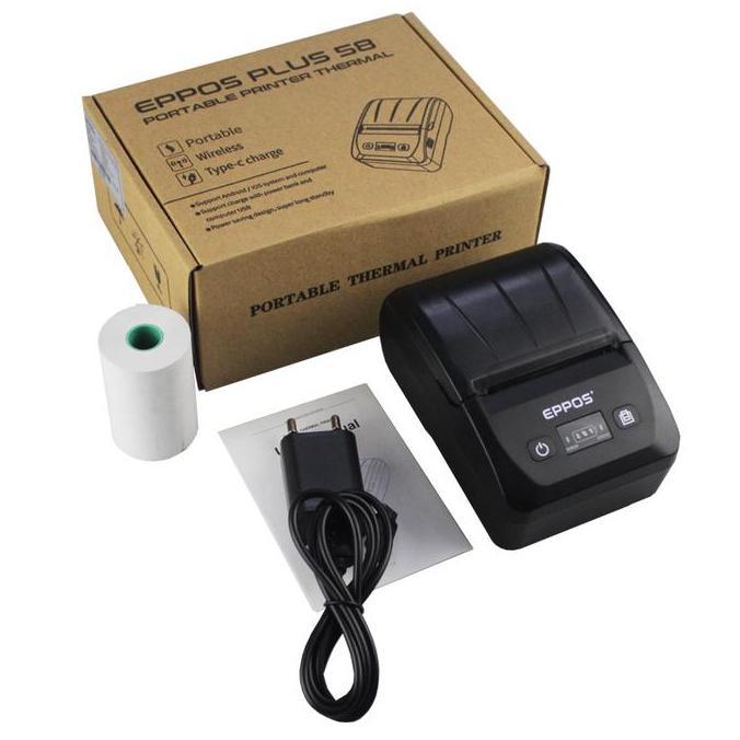Mini Printer Bluetooth EPPOS EP5881Cetak Struk Kasir