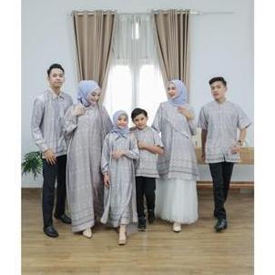 Warna Warni Brand Sarimbit Baju Keluarga Senia Maxi Full Motif Fashion Muslimah Muslim Gamis Trendy/