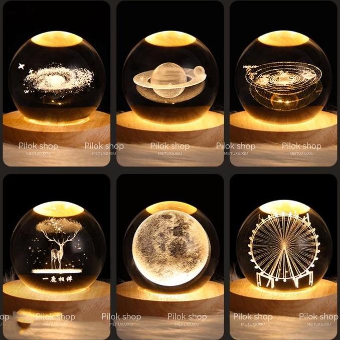 lampu buat kamar tidur Lampu Hias LED lampu hias kamar tidur Hadiah spesial lampu malam bular bola k