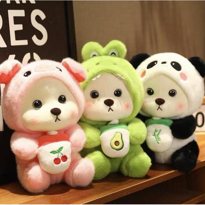 Berkualitas Mainan Boneka Karakter buah Bear Viral Kado Ulang Tahun Pacar Mainan Anak Gemoy Lembut