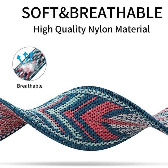 Bestone- Tali Jam Tangan Nylon Sport Strap for Apple Watch Ultra 2 49mm 10 9 8 7 6 SE 46mm 42mm 45mm