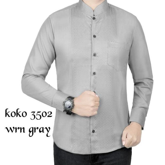 NEW KEMEJA KOKO SLIMFIT BAHAN KATTUN PREMIUM MOTIF MEWAH BEST