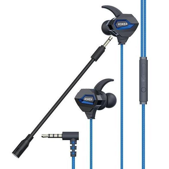 Headset - Earphone Gaming Roker Ak47 Extra Loud Bass Harga Spesial