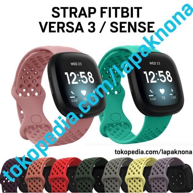 BREATH Strap Fitbit Versa 4 / 3 Sense Watch Tali Jam Silicone