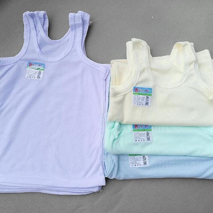 Grosir Kaos Dalam Anak Laki-Laki Syani Baby Size S-6XL / 12PCS Kaos Dalam Anak Laki-Laki polos agree