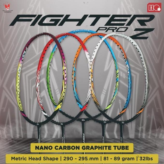 ORIGINAL Raket Badminton Hi-Qua Fighter Pro Z READY STOCK