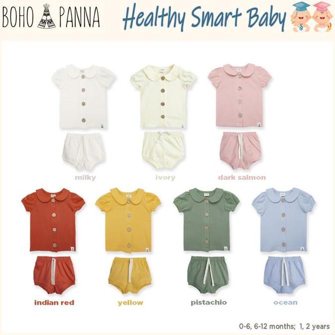 BOHOPANNA Bae Set Girl | Bohopanna Setelan Baju Bayi Perempuan