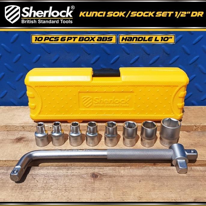 Kunci Shock Set Sherlock Kunci Sok Drive Sock 1/2 inch