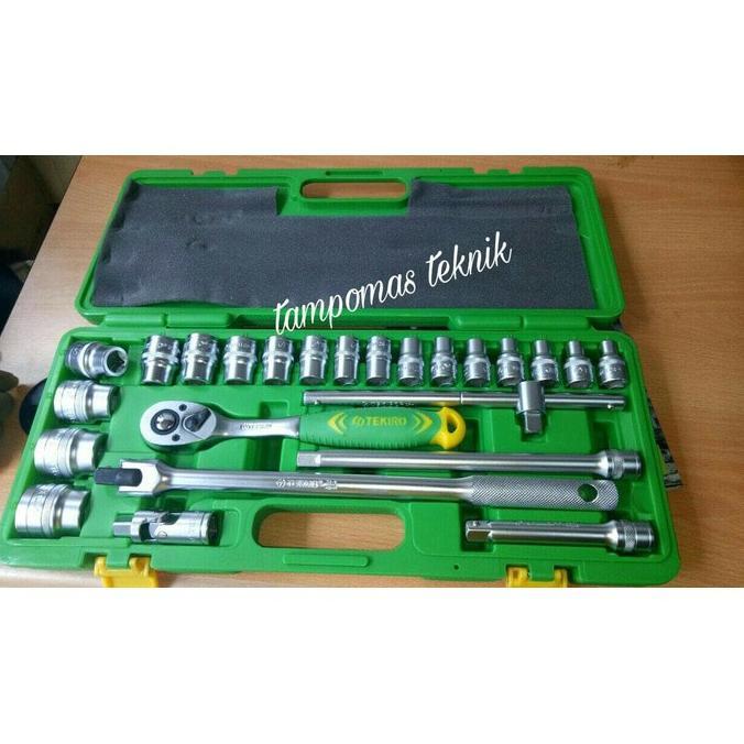 Kunci Sok Tekiro 8-32mm Sok Set Tekiro Original 24pcs Box Plastik - Kunci Sok Set Tekiro